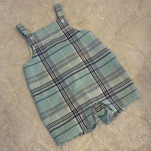 Janie and Jack Plaid Romper